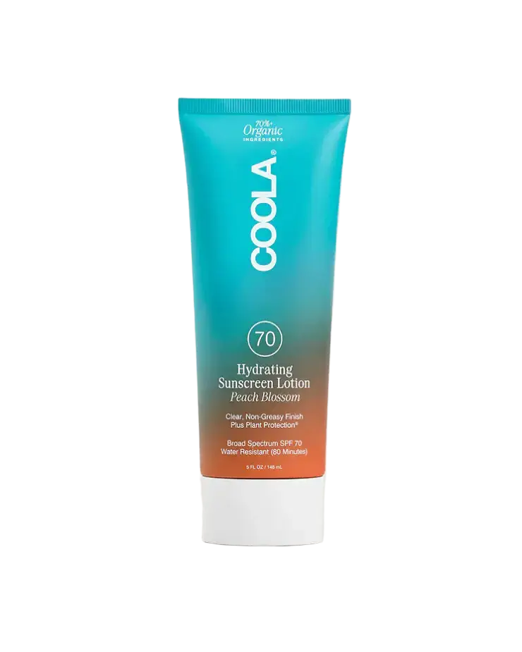 COOLA Hydrating Sunscreen Lotion SPF 70 Peach Blossom