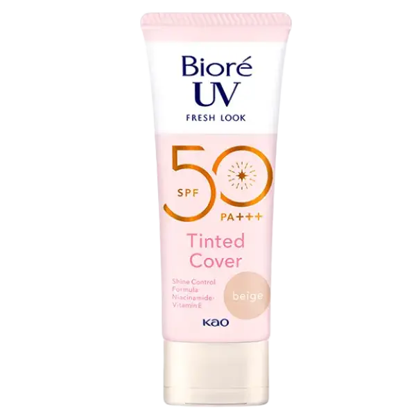 Biore UV Fresh Look Tinted Cover SPF 50 Beige