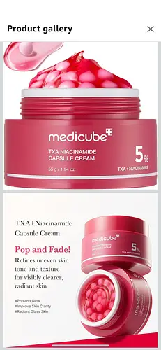 MediCube TXA+ Niacinamide Capsule Cream