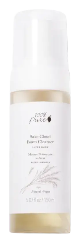 100% Pure Sake Cloud Foam Cleanser