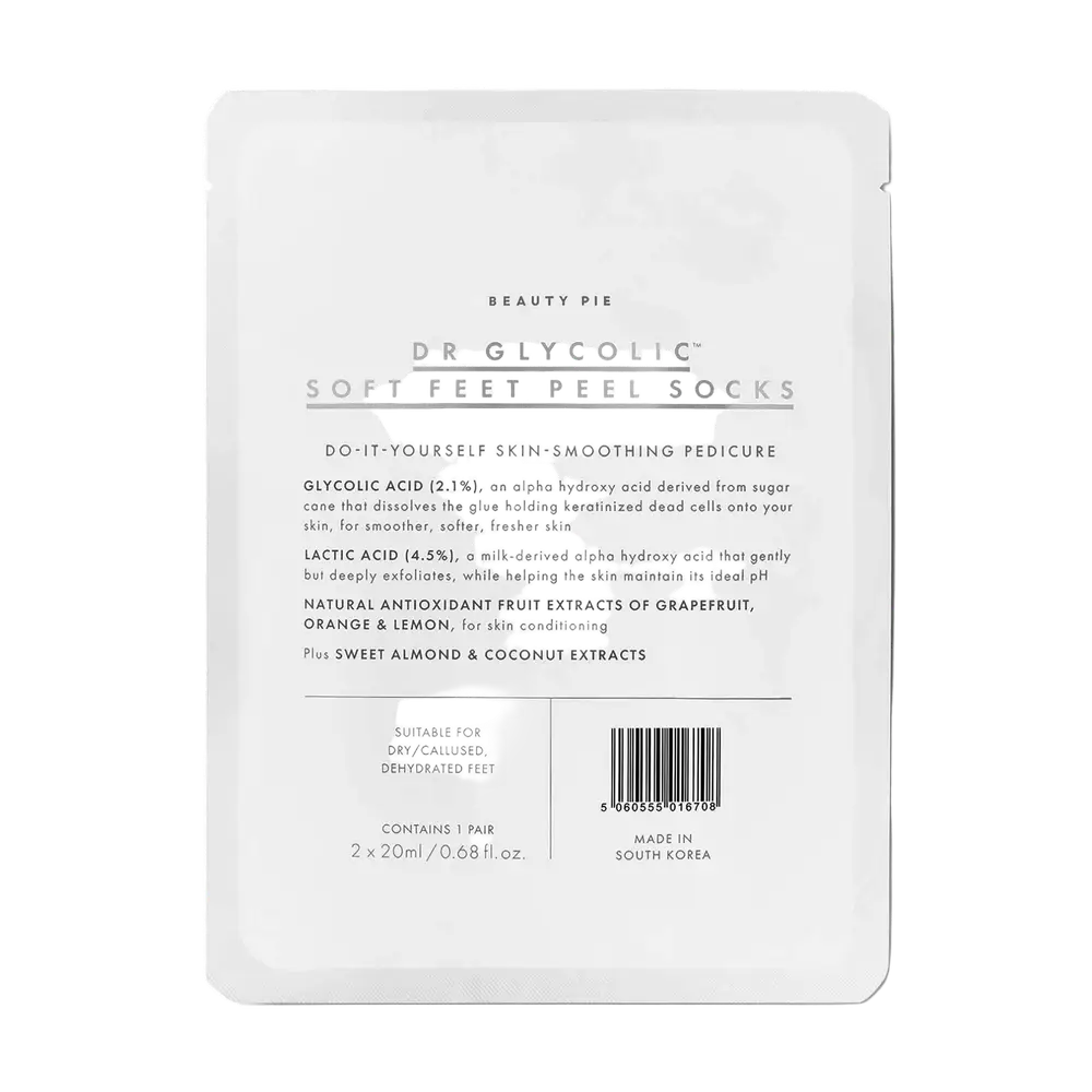 Beauty Pie Dr Glycolic Soft Feet Peel Socks