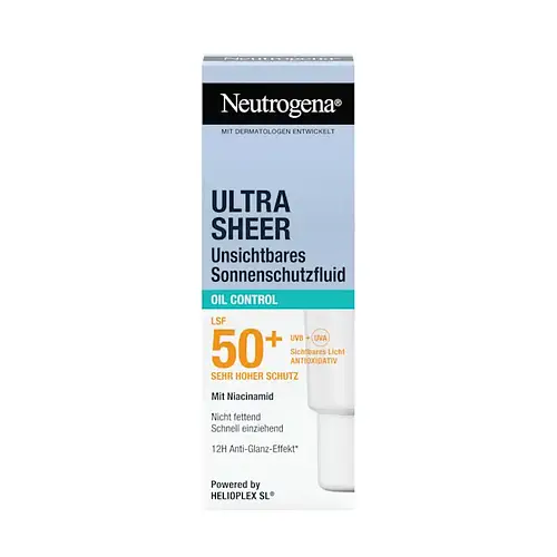 Neutrogena Ultra Sheer Unsichtbares Sonnenschutzfluid SPF 50+ Germany