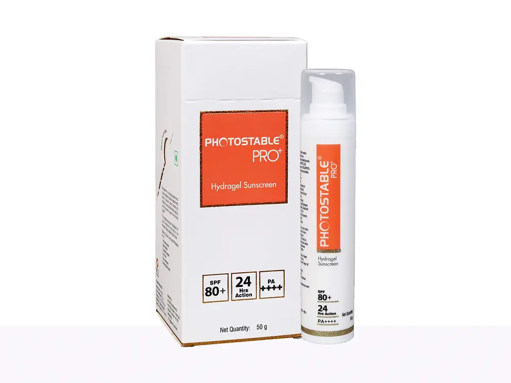 Sun Pharma Photostable Pro+ Hydragel Sunscreen SPF 80+ PA++++
