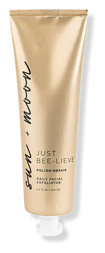 Sun + Moon Just Bee-lieve Polish + Repair Daily Facial Exfoliator