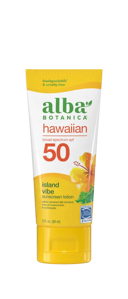 Alba Botanica Hawaiian Island Vibe Sunscreen Lotion SPF 50