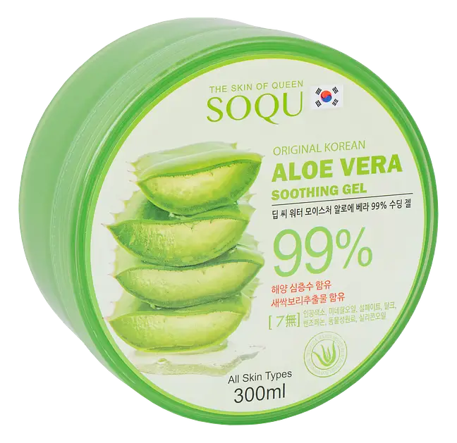 SOQU Aloe Vera 99% Soothing Gel