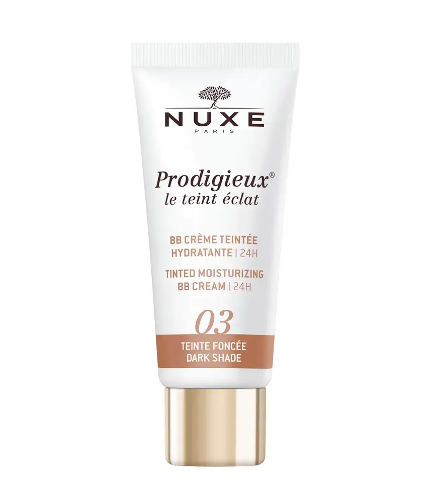 Nuxe Prodigieux Le Teint Éclat 24H Tinted Moisturizing BB Cream 03 Dark Shade