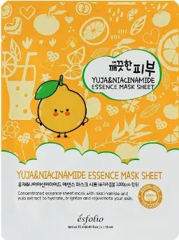 Esfolio Essence Mask Sheet Yuja & Niacinimide