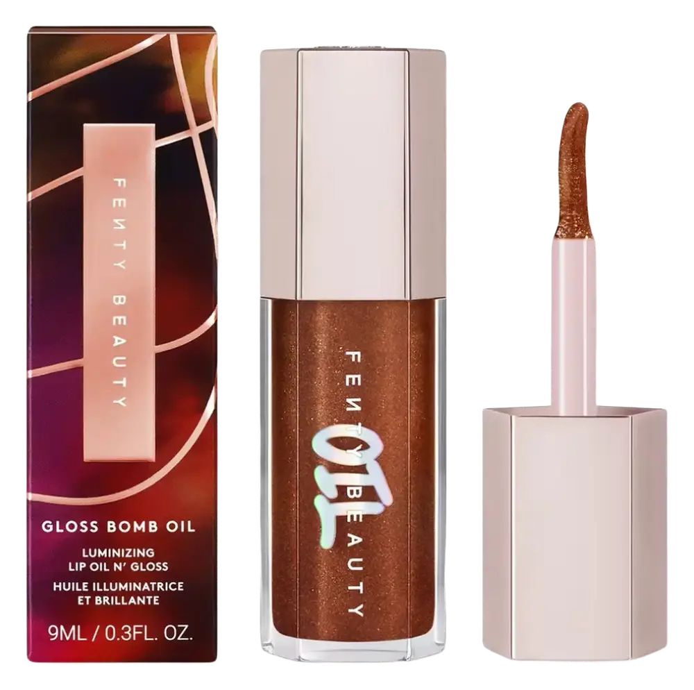 Fenty Beauty Gloss Bomb Oil Luminizing Lip Oil N’ Gloss Coppa Cookie