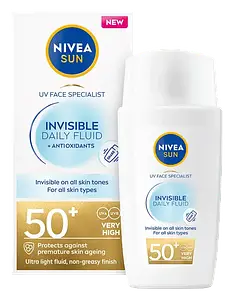 Nivea UV Face Invisible Daily Fluid SPF 50+ Sweden