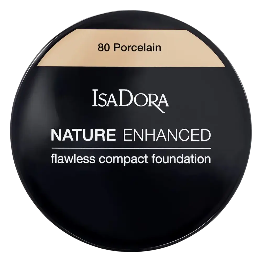 ISADORA Nature Enhanced Flawless Compact Foundation 80 Porcelain
