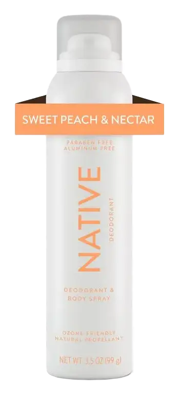 Native Deodorant & Body Spray Sweet Peach & Nectar