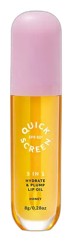 The Quick Flick 3 In 1 Hydrate & Plump Honey Lip Oil SPF 50