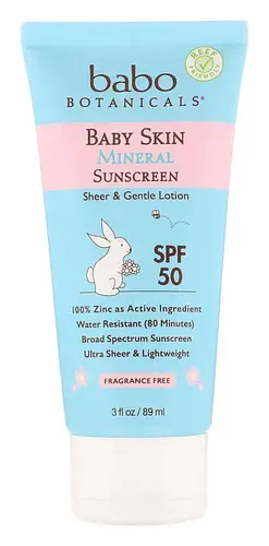 babo botanicals Baby Skin Mineral Sunscreen - SPF 50