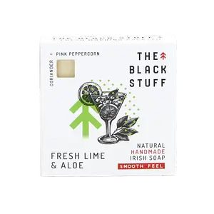 The Black Stuff Fresh Lime & Aloe Natural Handmade Irish Soap