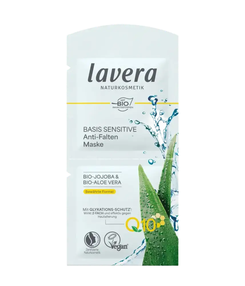 Lavera Basis Sensitive Anti-Falten Q10 Maske