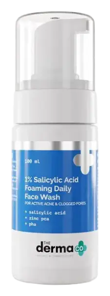 The Derma Co 1% Salicylic Acid Foaming Daily Face Wash