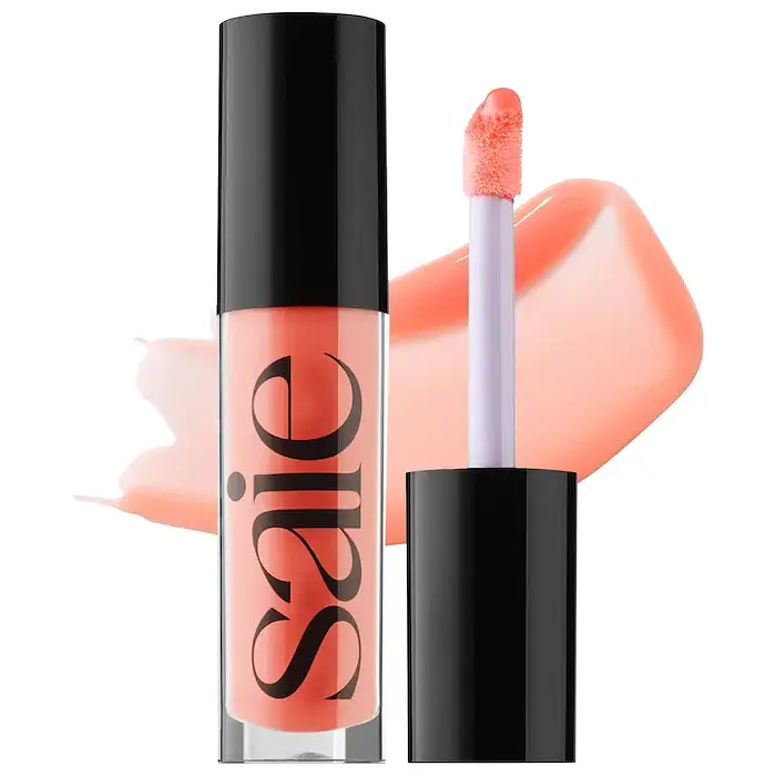 Saie Glossybounce High-Shine Hydrating Lip Gloss Oil Splash