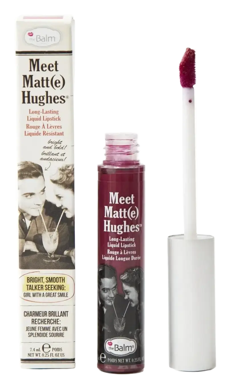 theBalm Cosmetics Meet Matt(e) Hughes Long-Lasting Liquid Lipstick Romantic