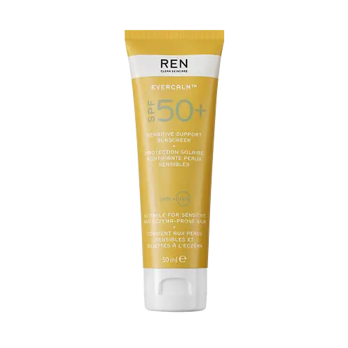 REN Clean Skincare Evercalm SPF 50+ SENSITIVE SUPPORT SUNSCREEN