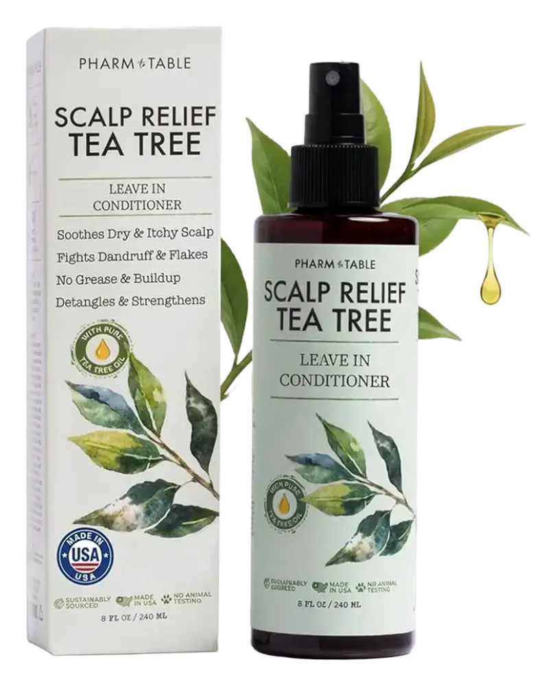 Pharm To Table Scalp Relief Tea Tree Leave-In Conditioner