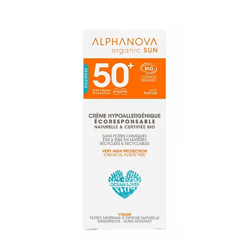 Alphanova Crème Hypoallergénique Visage SPF 50+