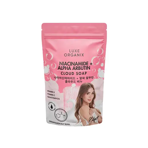 Luxe Organix Niacinamide + Alpha Arbutin Cloud Soap