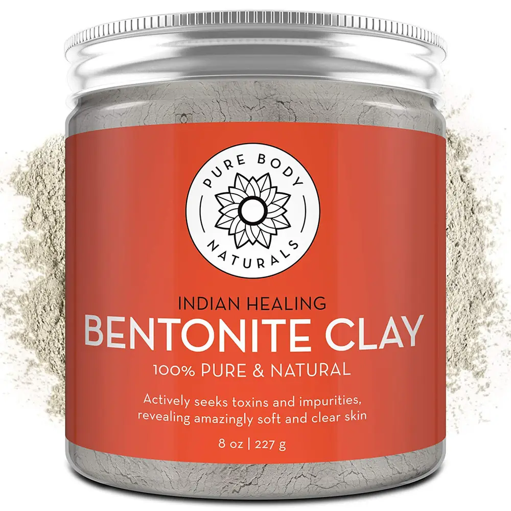 Pure Body Naturals Indian Healing Bentonite Clay