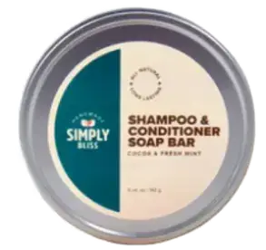 Simply Bliss Cocoa & Fresh Mint Shampoo & Conditioner Bar
