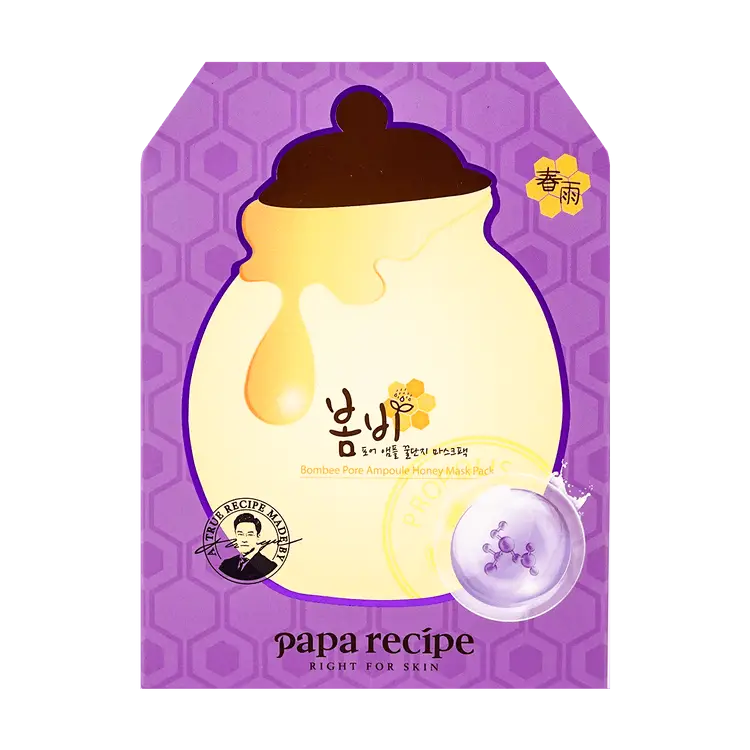 Papa Recipe Bombee Pore Ampoule Honey Mask Pack