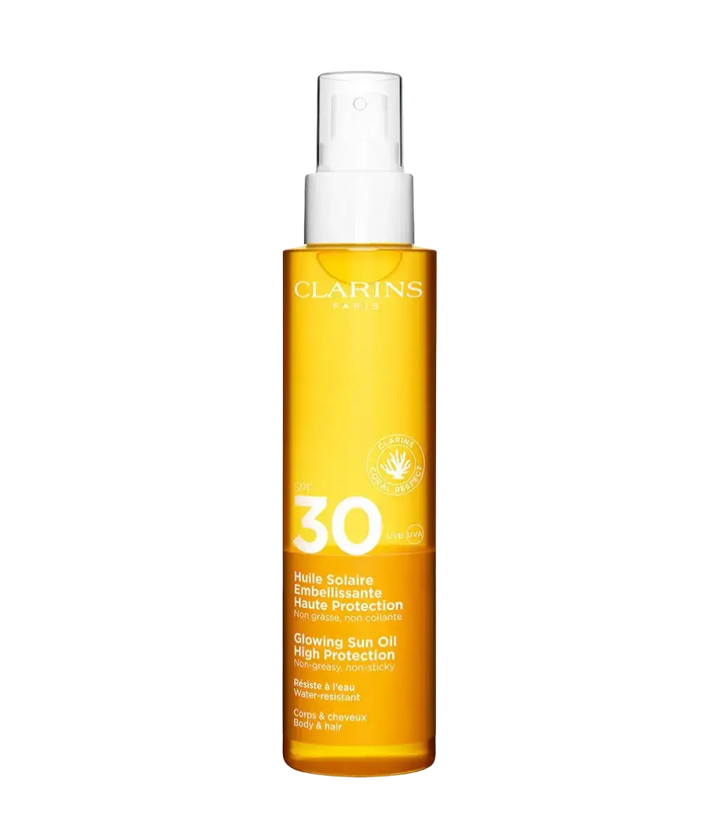 Clarins Glowing Sun Body & Hair Oil SPF 30