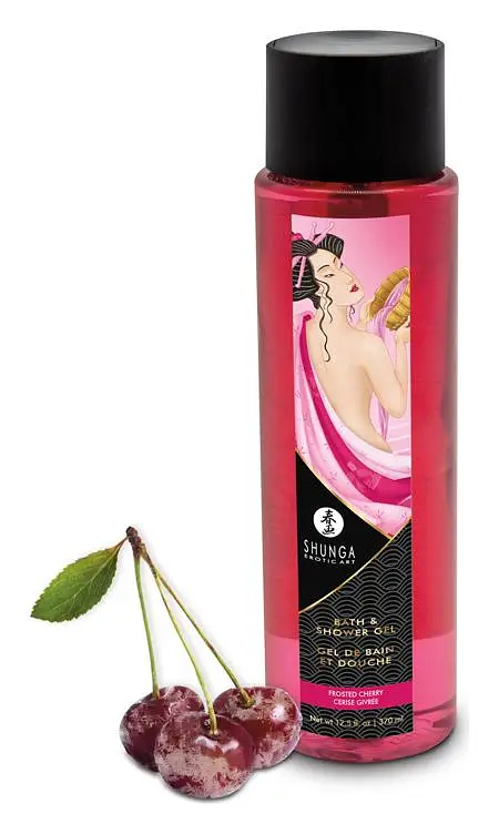 Shunga Bath & Shower Gel Blazing Cherry