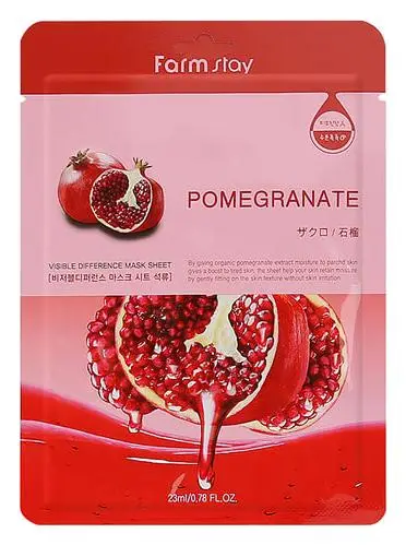 Farm Stay Visible Difference Mask Sheet Pomegranate