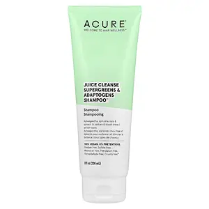 Acure Juice Cleanse Supergreens & Adaptogens Shampoo