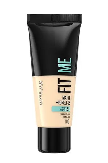 Maybelline Fit Me Matte + Poreless Foundation 100 Warm Ivory