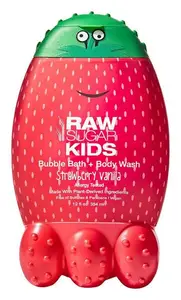 Raw Sugar Kids Bubble Bath + Body Wash Strawberry Vanilla
