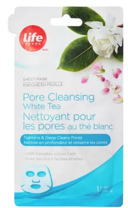 Life Sheet Mask Pore Cleansing White Tea
