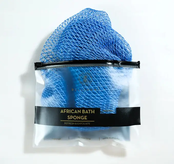 Bellanomi African Exfoliating Net Sponge Baby Blue