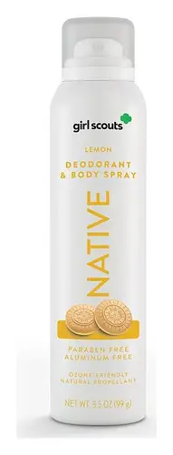 Native Deodorant & Body Spray Lemon Cookie