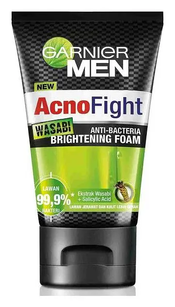 Garnier AcnoFight Wasabi Brightening Foam Facial Cleanser