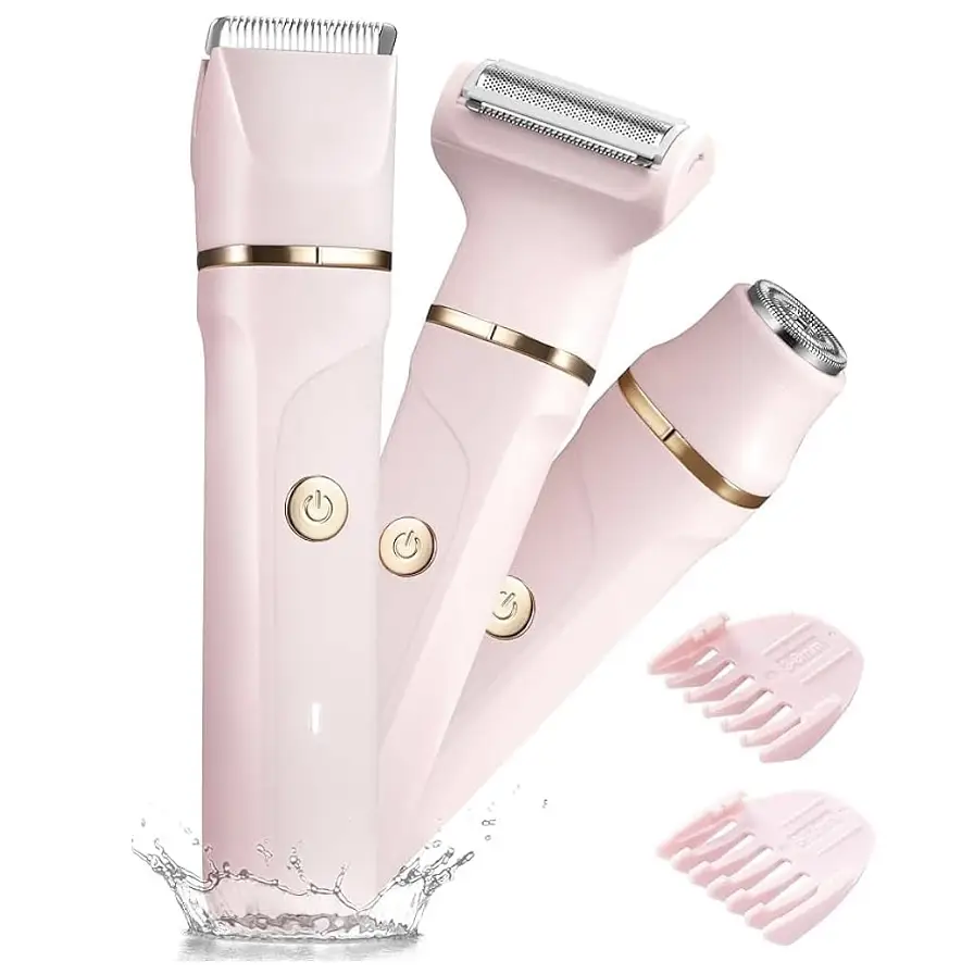 Areyzin Bikini Trimmer Women 3 In 1 Pink