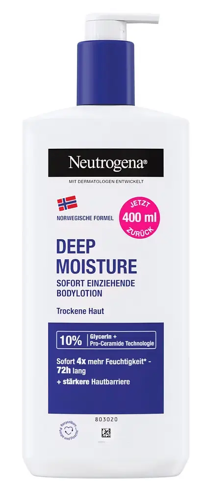 Neutrogena Deep Moisture Fast Absorbing Body Lotion Germany