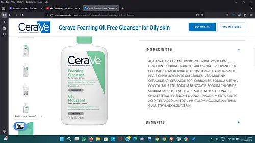 CeraVe Foaming Facial Cleanser india