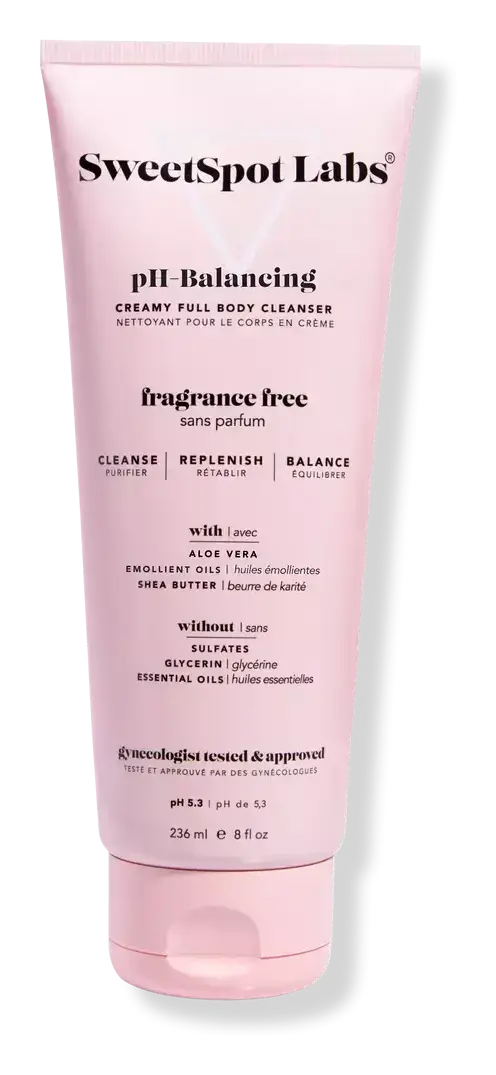 SweetSpot Labs Unscented pH-Balanced Creamy Full Body Cleanser