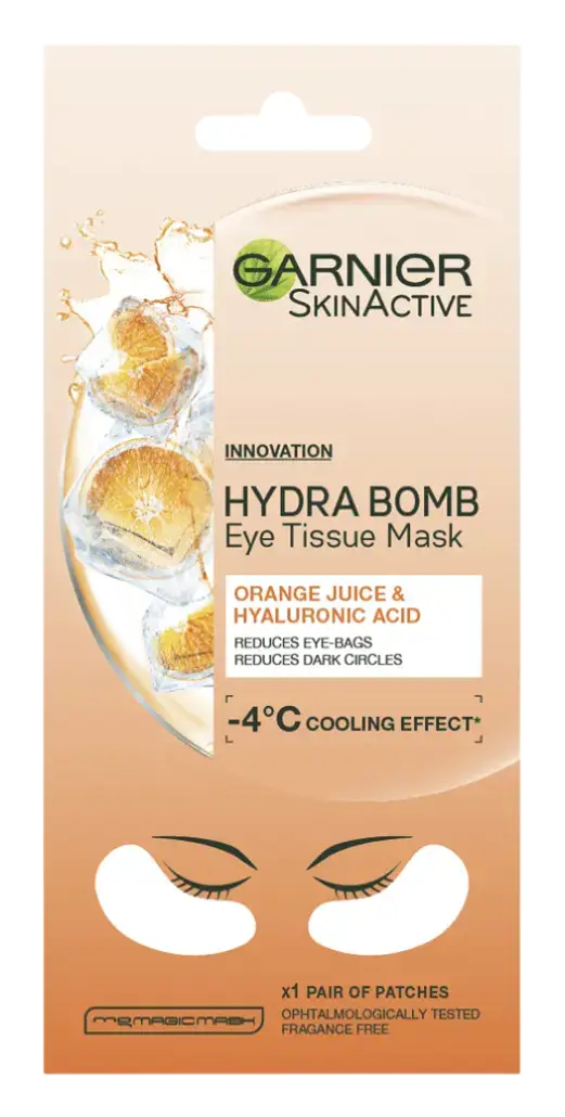 Garnier Hydrabomb Eye Tissue Mask Orange