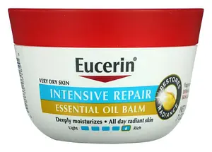 Eucerin Intensive Repair Essential Oil Balm, Fragrance Free