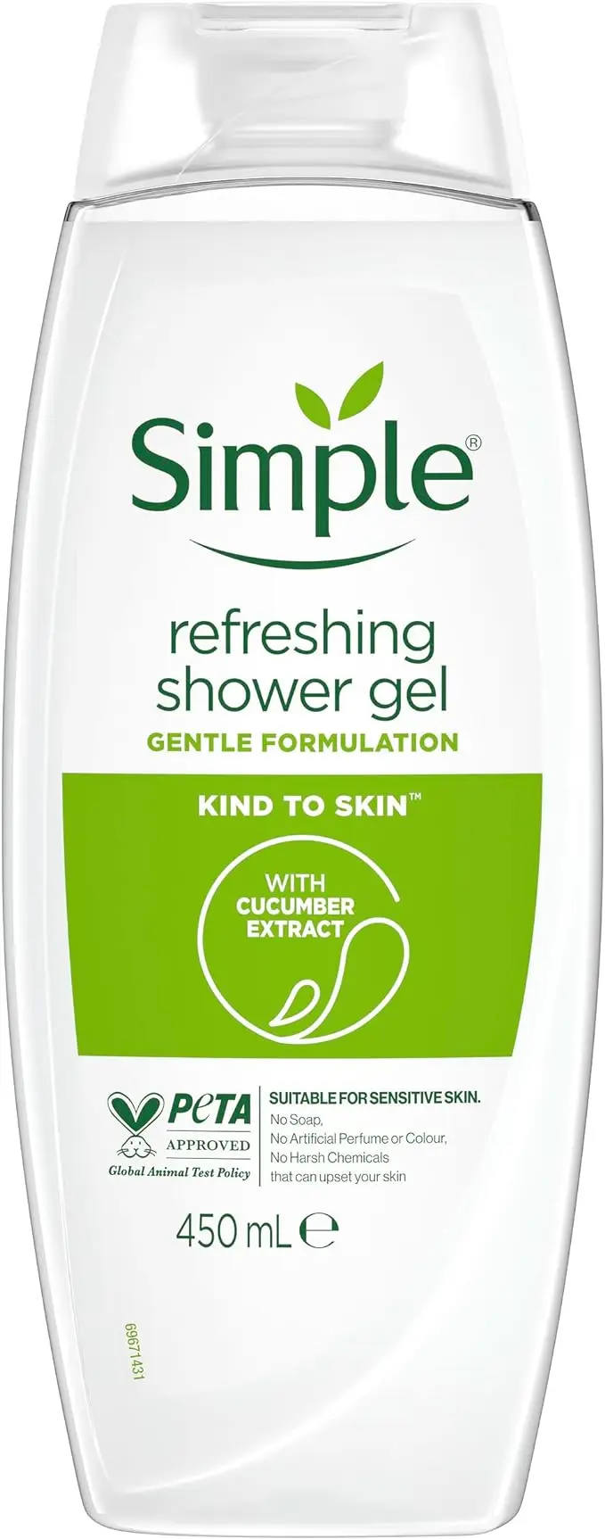 Simple Skincare Kind to Skin Refreshing Shower Gel UK