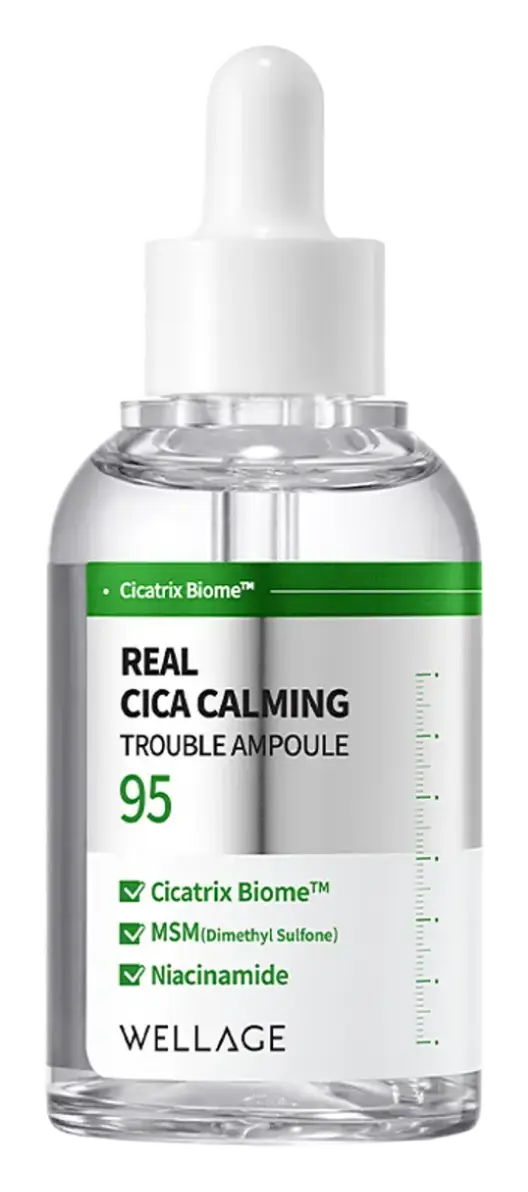Wellage Real Cica Calming 95 Trouble Ampoule