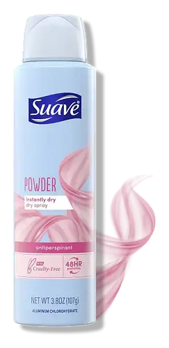 Suave Dry Spray Antiperspirant Deodorant Powder Fresh