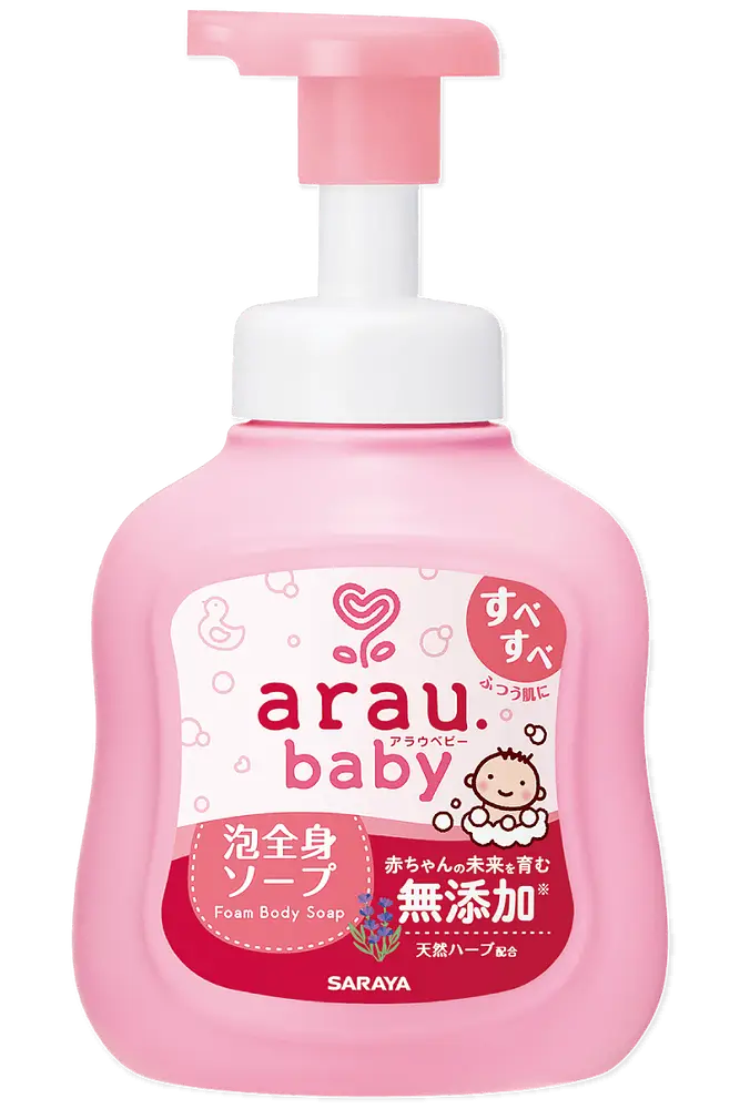 Saraya Arau Baby Foam Body Soap